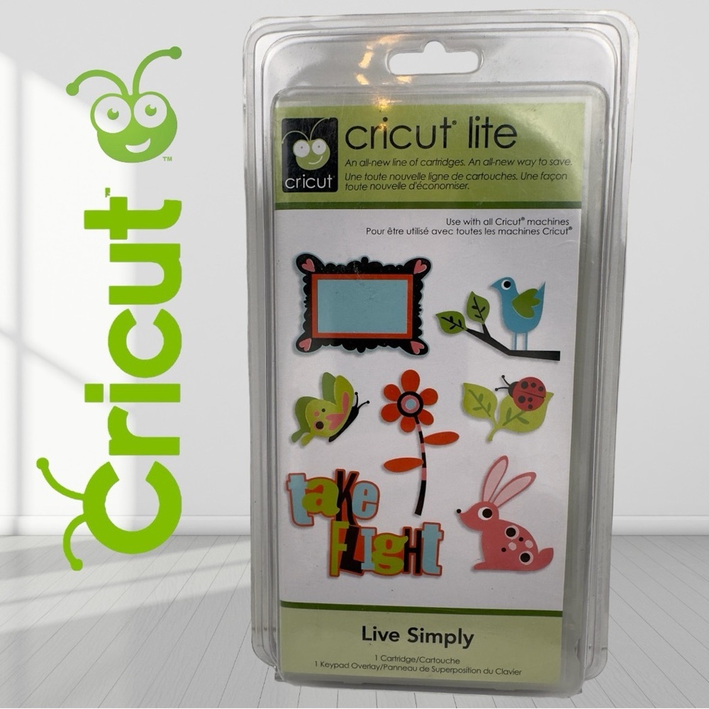 NWOT Cricut lite sealed cartridge Live Simply